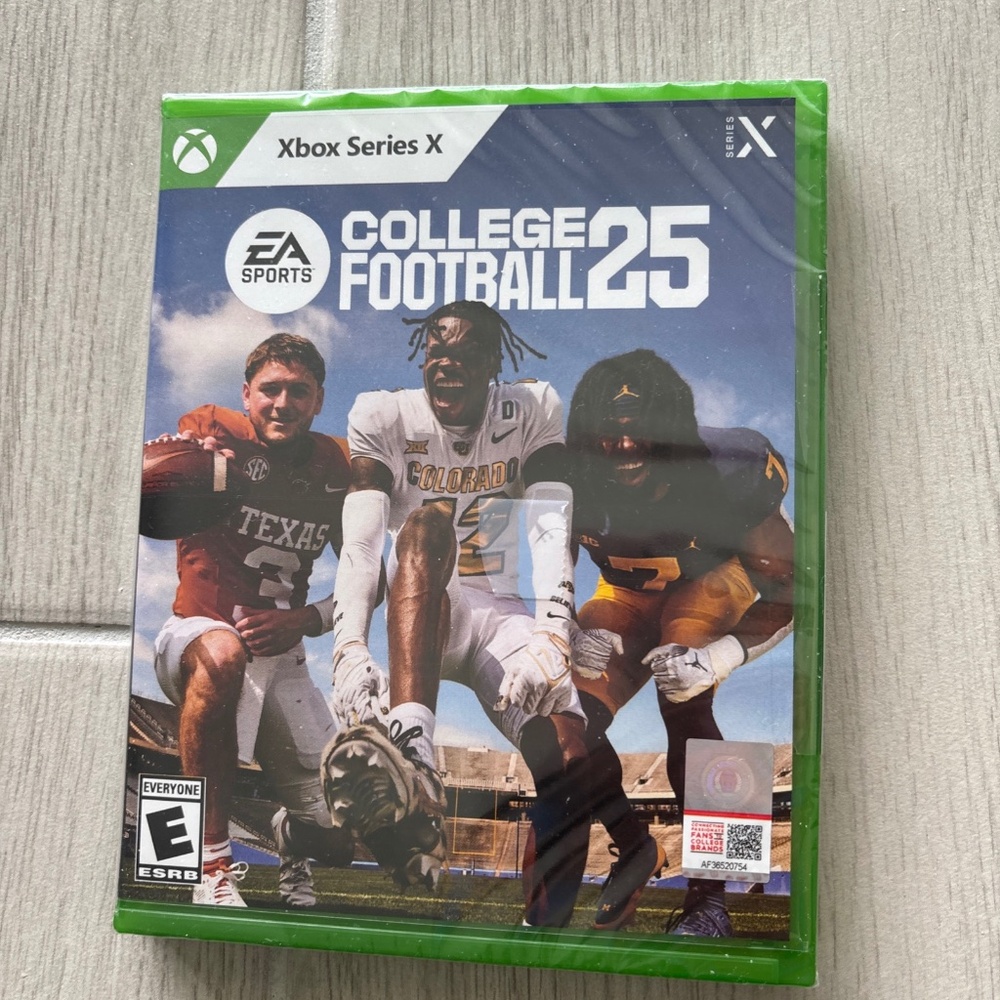 Xbox series X college football 25 EA Sports new sealed